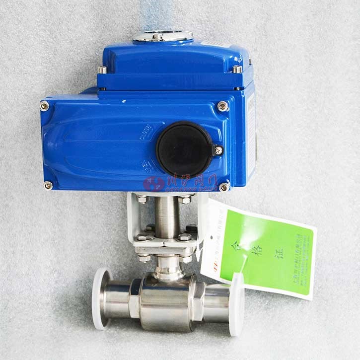 電動衛(wèi)生級球閥實(shí)物圖